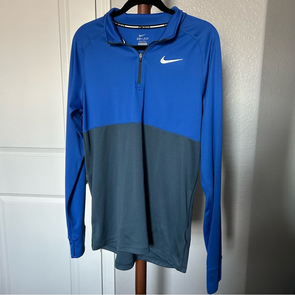 Nike Blue and Gray Lightweight Jacket